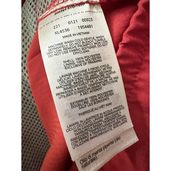 NEW Columbia Womens XL Tamiami Ohio State OSU Windbreaker Hoodie Jacket Red - Picture 10 of 10